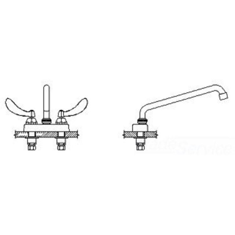 Commercial 4 in Cast Deckmount F50961