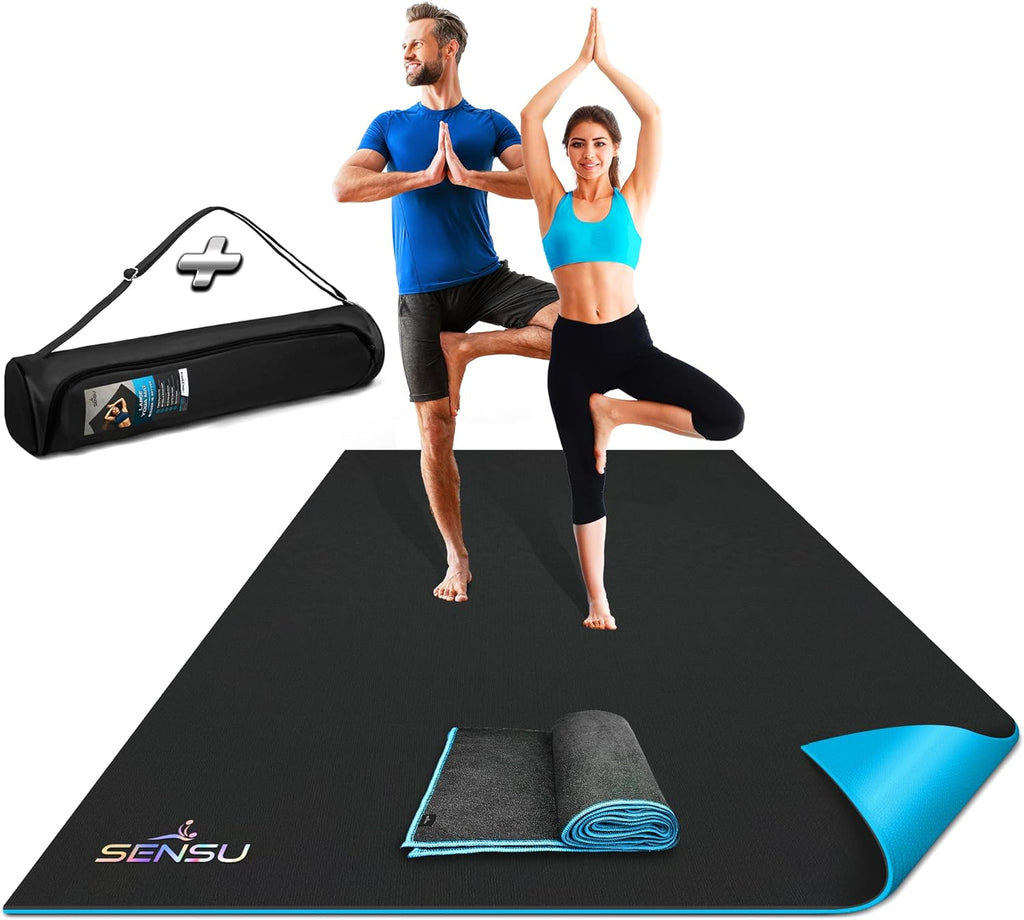 Large 7’ x 5’ x 9mm Non- Slip Yoga Mat L5632