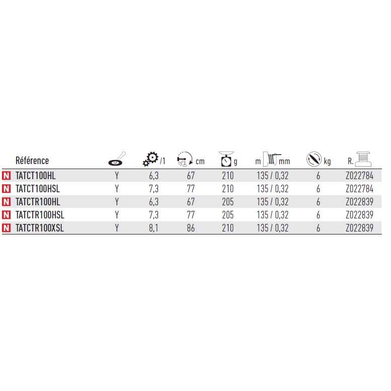 TACT100HL Baitcast Reel G94047