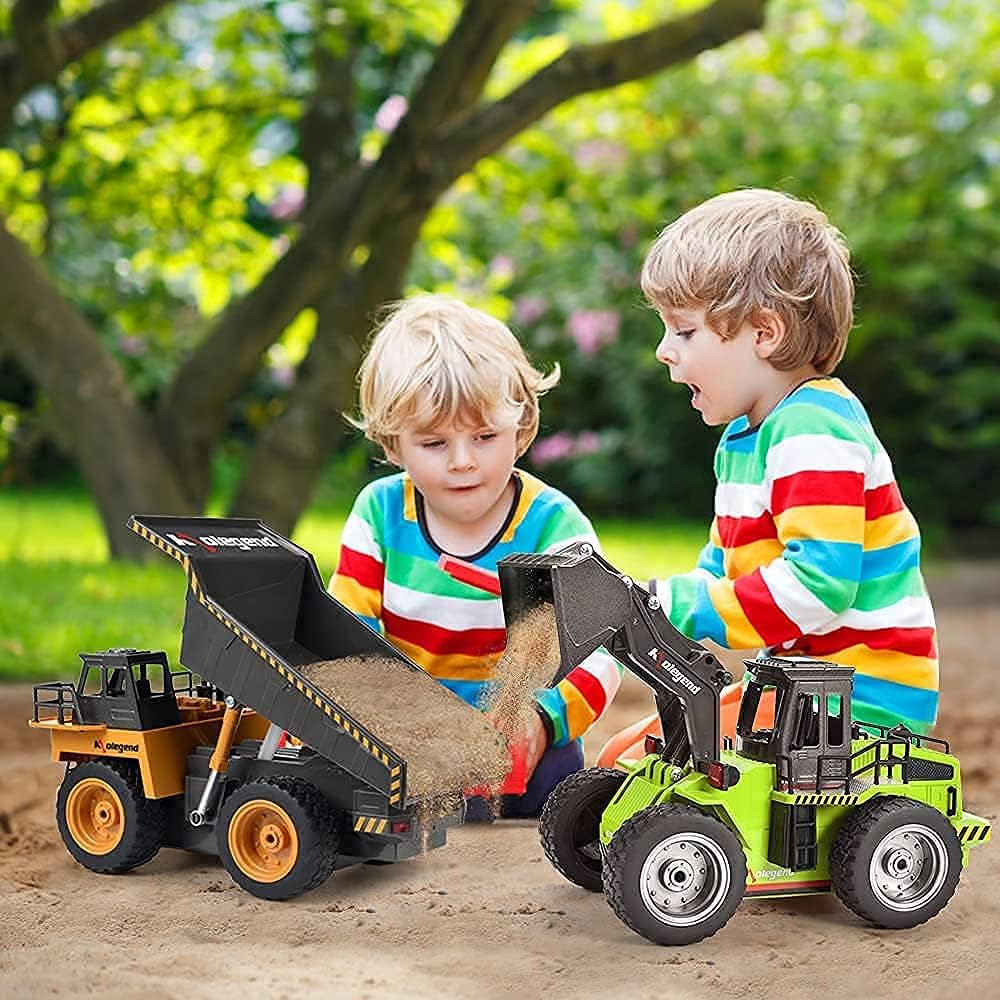 1/18 Scale RC Construction Metal Front Loader 4WD Truck with Rechargeable Battery K501