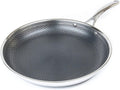 12 Inch Hybrid Stainless Steel Non-Stick Frying Pan with Lid R4492