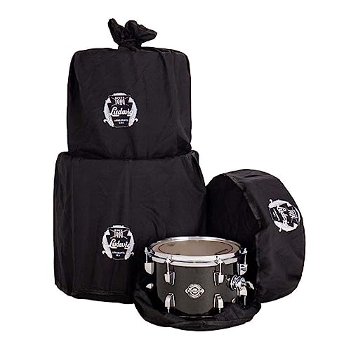 4-piece Shell Pack with Snare Drum - Black Sparkle N21139