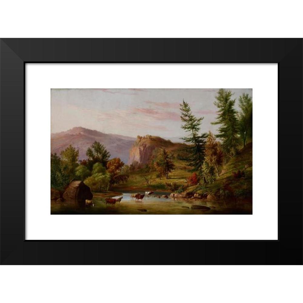 Black Modern Framed Museum Art Print P4608