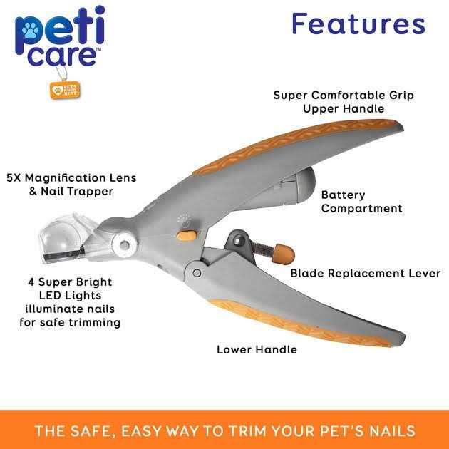 Illuminated Pet Nail Clipper J413