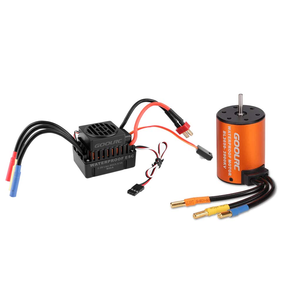 Waterproof 3650 3900KV Brushless Motor with 60A ESC Combo Set X308388