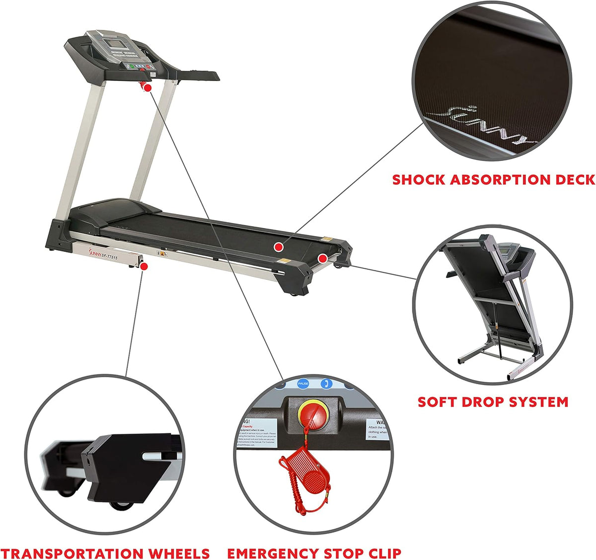 Grey Treadmill with Auto Incline X93441