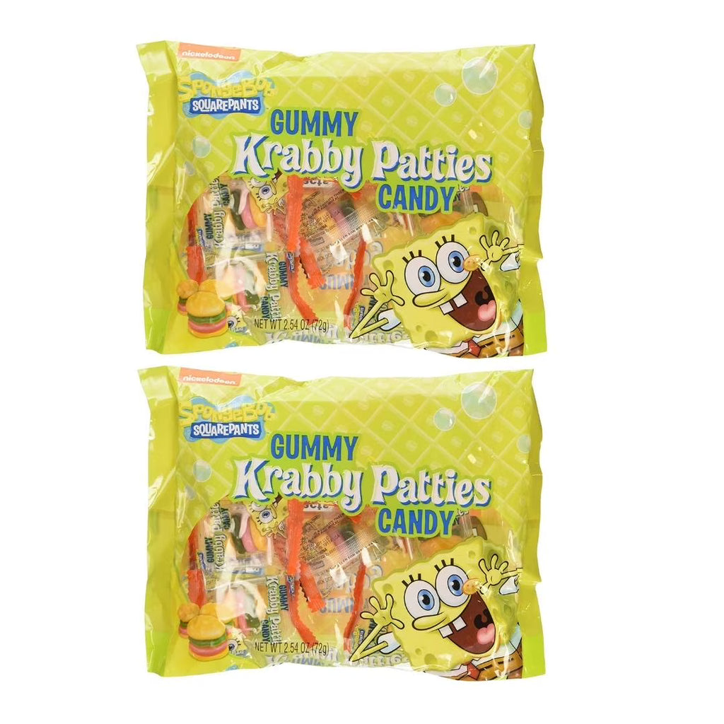 Halloween Gummy Krabby Patties Candy, 2.54 oz. Bag, Pack of 2 L95135