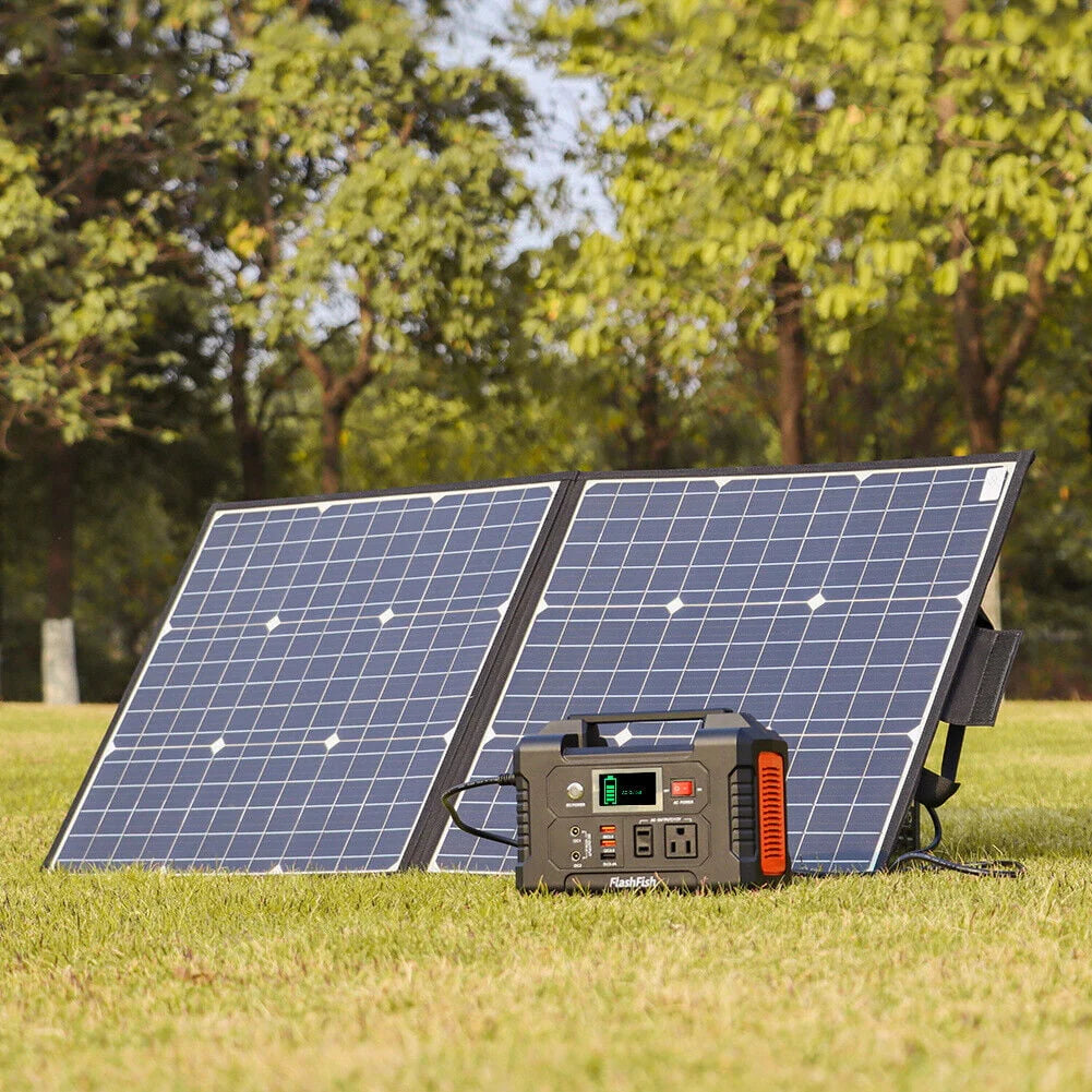200W Portable Power Station with 50W Solar Panel C7176