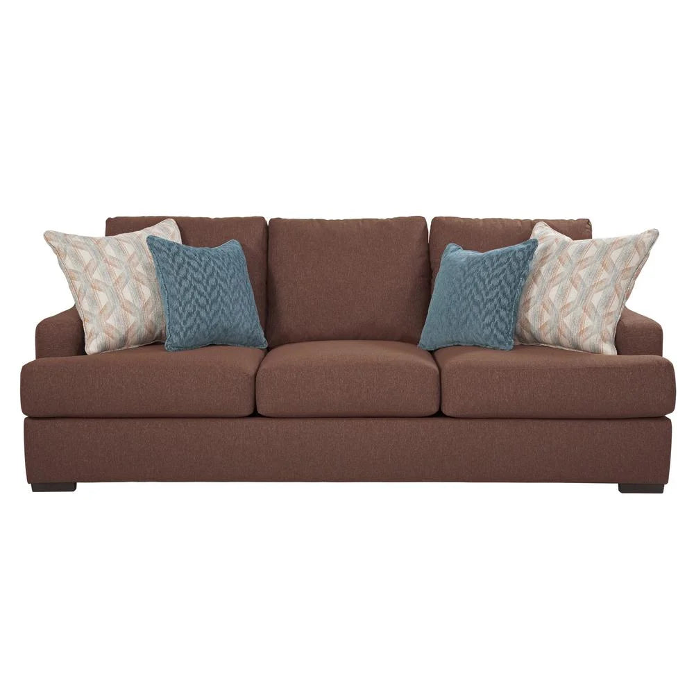 Cinnamon Sloped Track Arm Sofa R611548