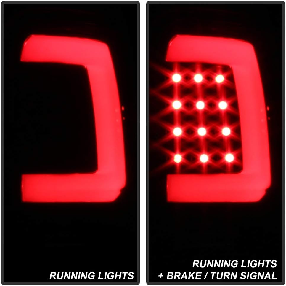 Black Smoke LED Tail Lights W121