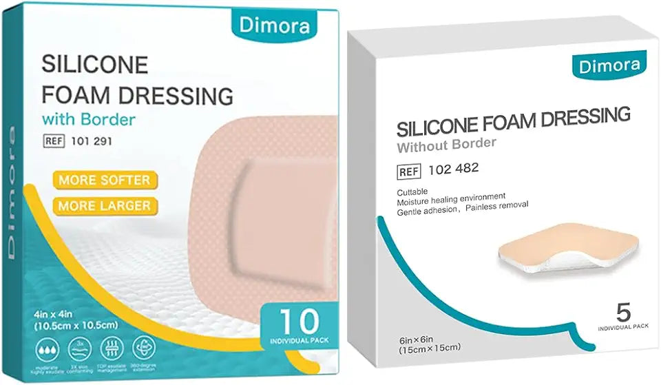 Silicone Foam Dressing 4"x4" A336088