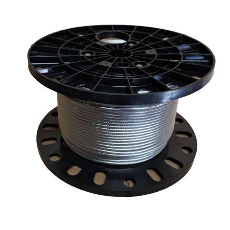 1/8 inch Stainless Steel Cable Railing Wire Rope 1x19 Type 316 (300 Feet) E97331