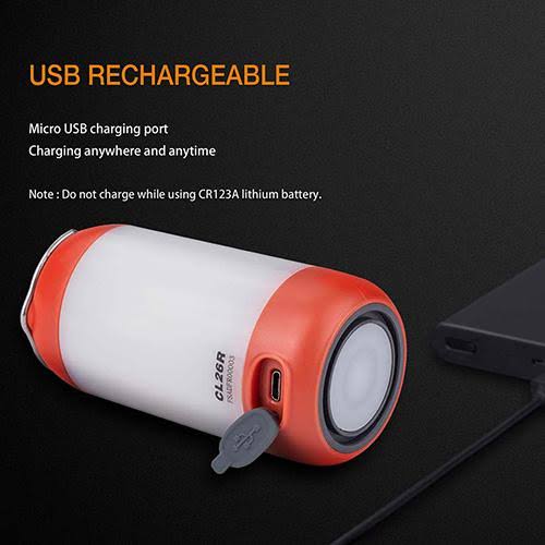 Red Rechargeable Camping Lantern E860