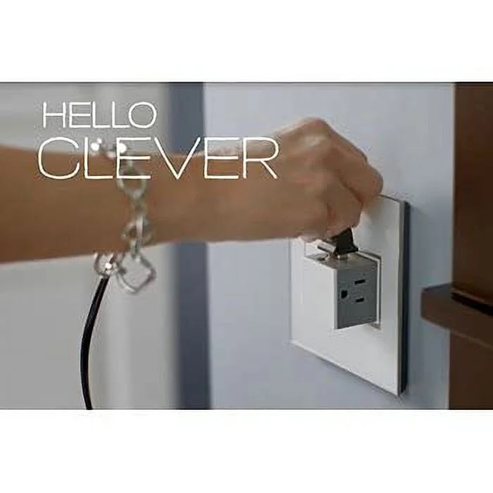 20Amp 1-Gang Pop-Out Outlet with Wall Plate, Gloss White M35467