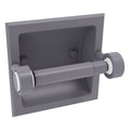 Recessed Toilet Paper Holder Matte Gray C189