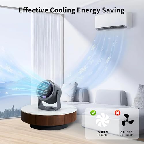 Rechargeable Portable Desktop Circulation Fan with 4000mAh Battery Z33454