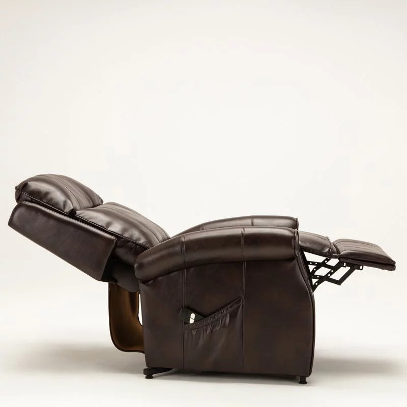 Faux Leather Lift Chair in Brown A108