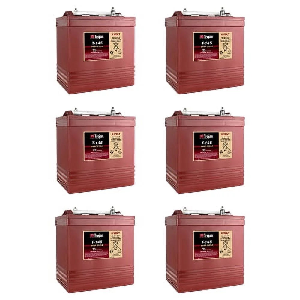 6 Volt 260 AH Deep Cycle Battery 6 Pack O411694