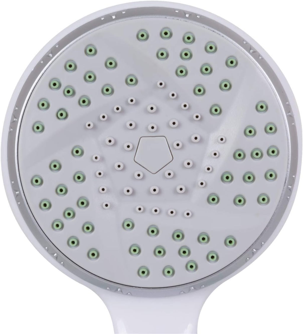 White Handheld Shower Head with 84" Hose U17747