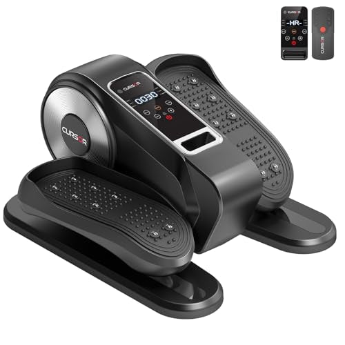 Under Desk Electric Pedal Exerciser with Remoter, 12 Level Speeds J762979