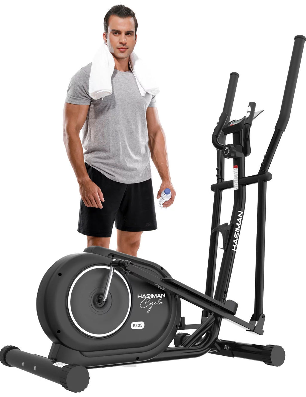 Silent Magnetic Elliptical Bike Stationary Exercise Machine J266