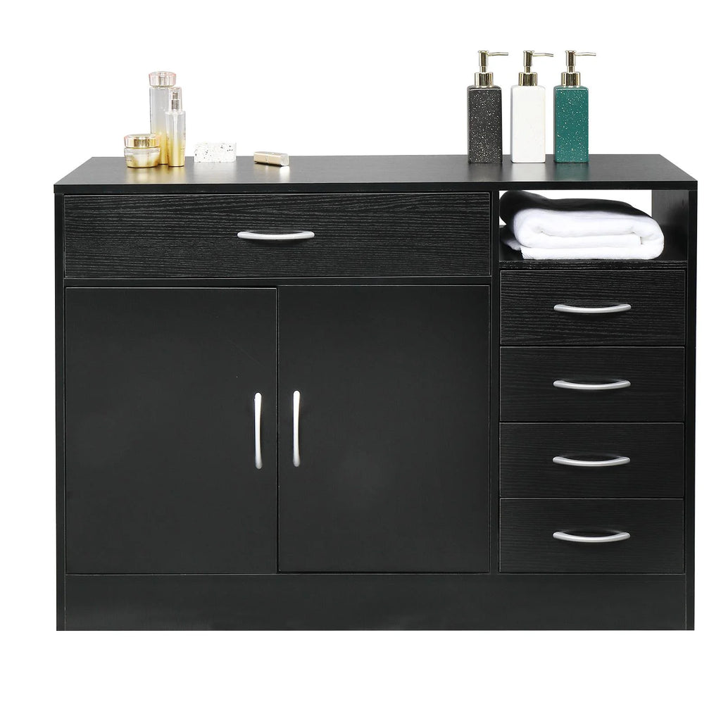 Black 5-Drawer Chest Dresser Storage Cabinet F584