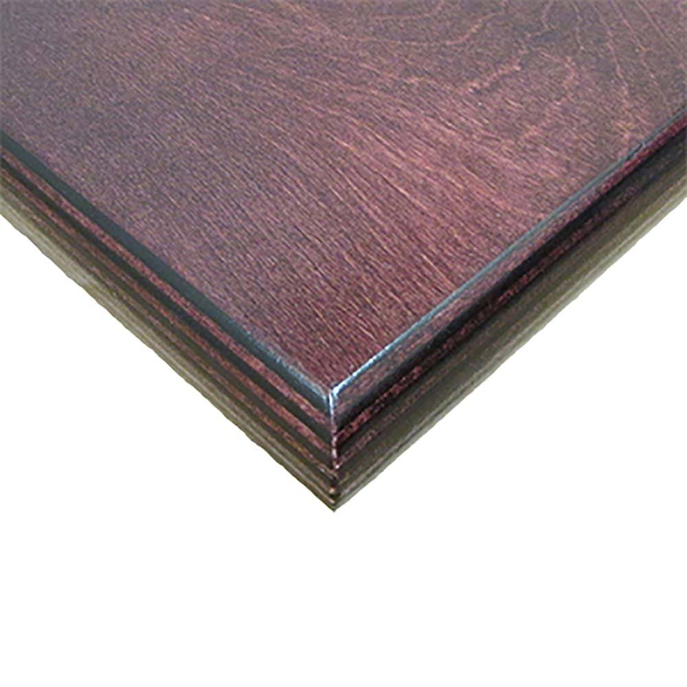 36x22 Square Wood Table Top with Beechwood Facings X7084