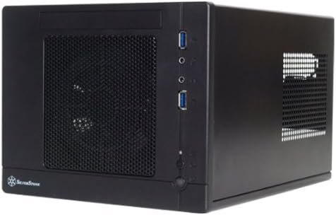 Black Mini-ITX Computer Case with 2x USB 3.0 Front Ports F530743
