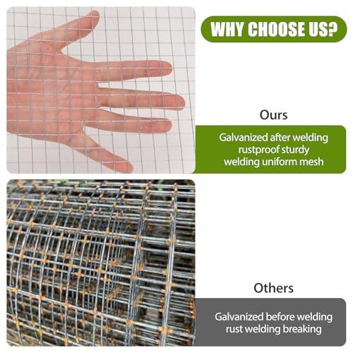 24in x 100ft 1/2inch Galvanized Wire Mesh Roll N415