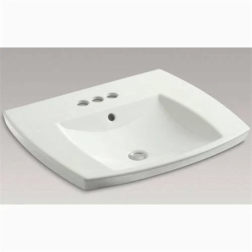 Drop-In Bathroom Sink with 4 In. Centerset Faucet Holes, Dune B432085