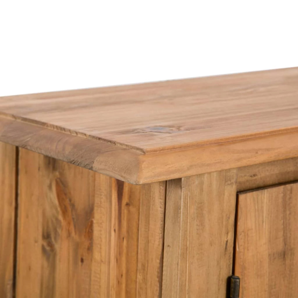 Recycled Pinewood Bathroom Storage Cabinet with Shelf A7646