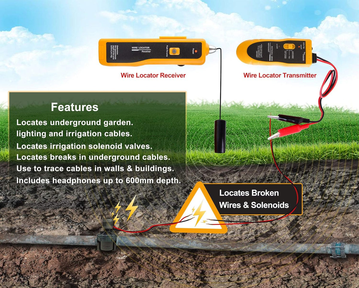 Underground Cable Wire Locator W2384