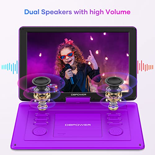 17.9" Portable DVD Player with 15.6" HD Swivel Screen, Blue X63111