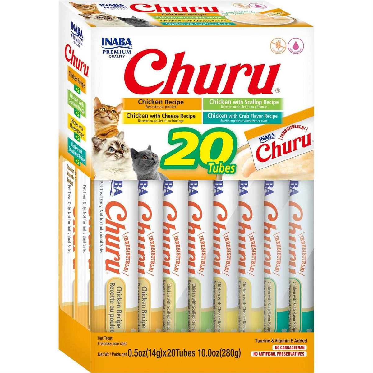 Chicken Churu Puree Variety Pack Cat Treats H37344
