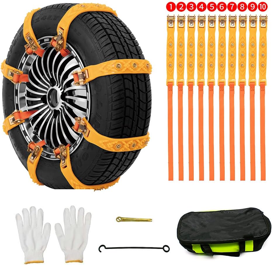 Adjustable Snow Chains for Cars SUV Pickup P3003