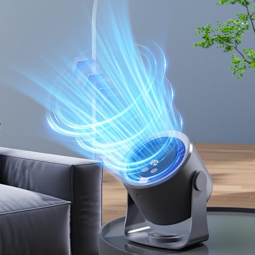 Rechargeable Portable Desktop Circulation Fan with 4000mAh Battery Z33454