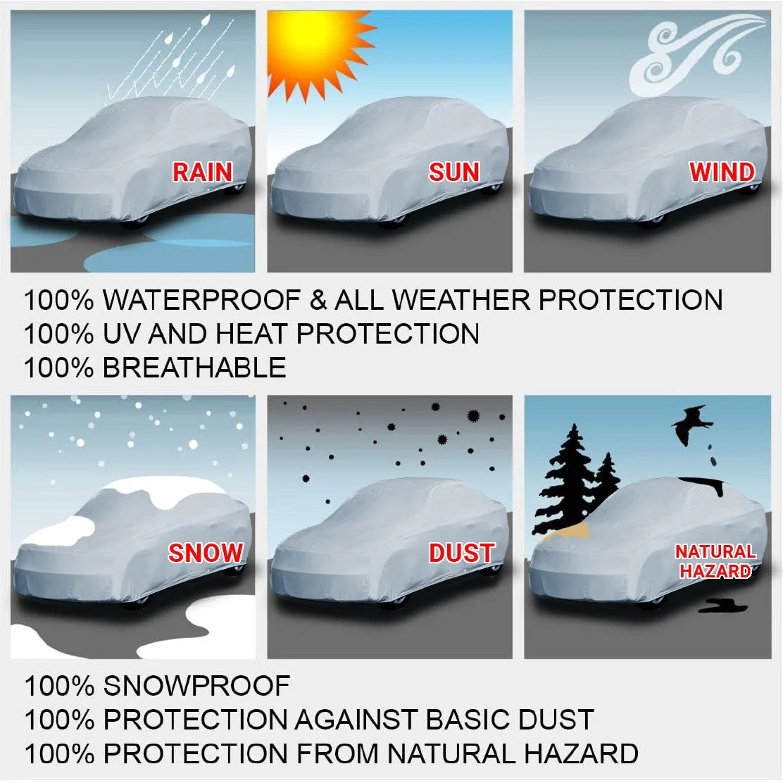 Waterproof Custom Car Cover B620452