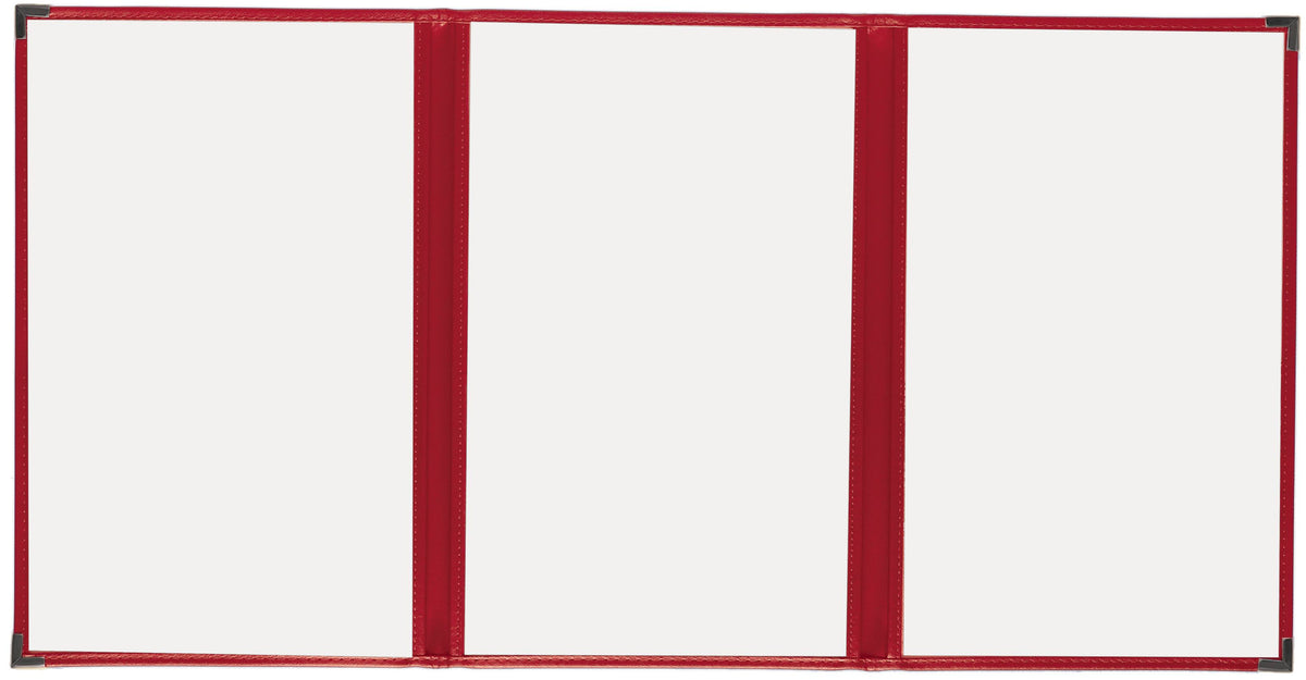 Red 8½x11 Menu Cover A7479
