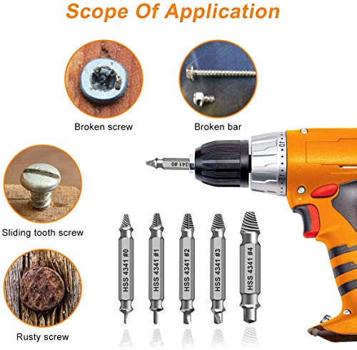 Damaged Screw Extractor Set H438