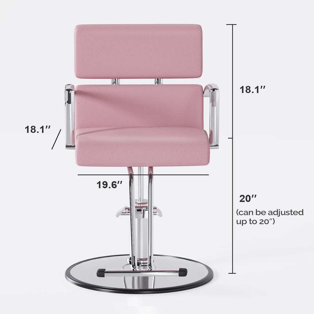 Pink 360 Degree Swivel Hydraulic Salon Chair C974