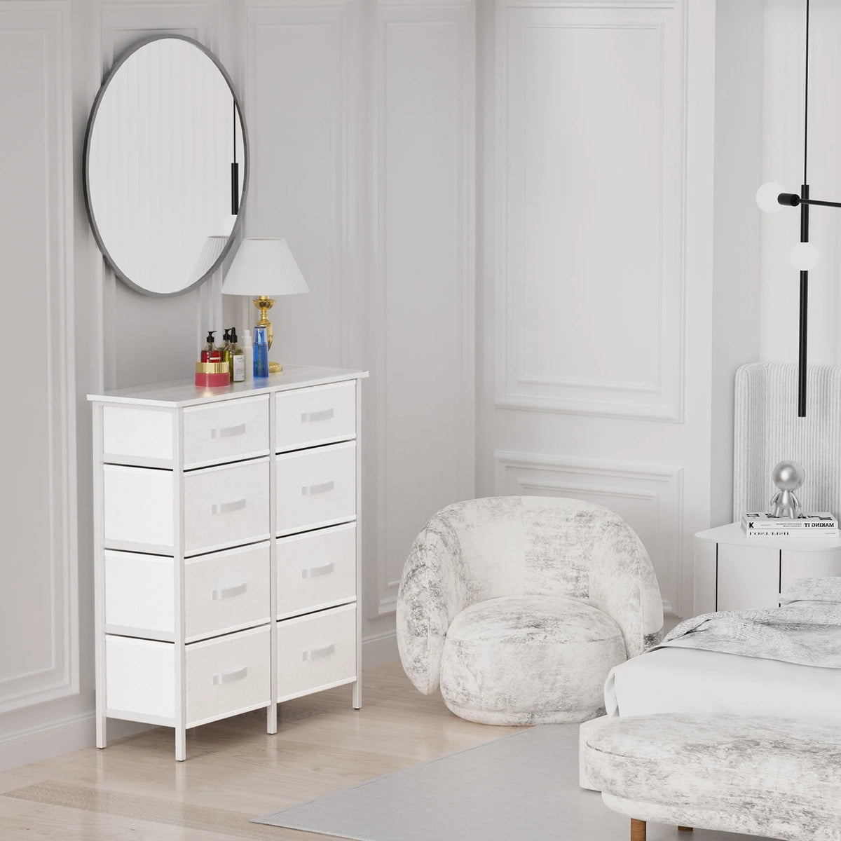 Gray 11 Drawer Chest of Drawers X564