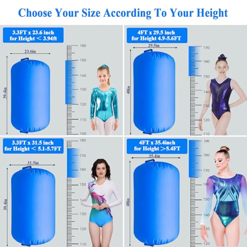 Inflatable Gymnastics Air Roller Tumbling Mat with Electric Pump O6362