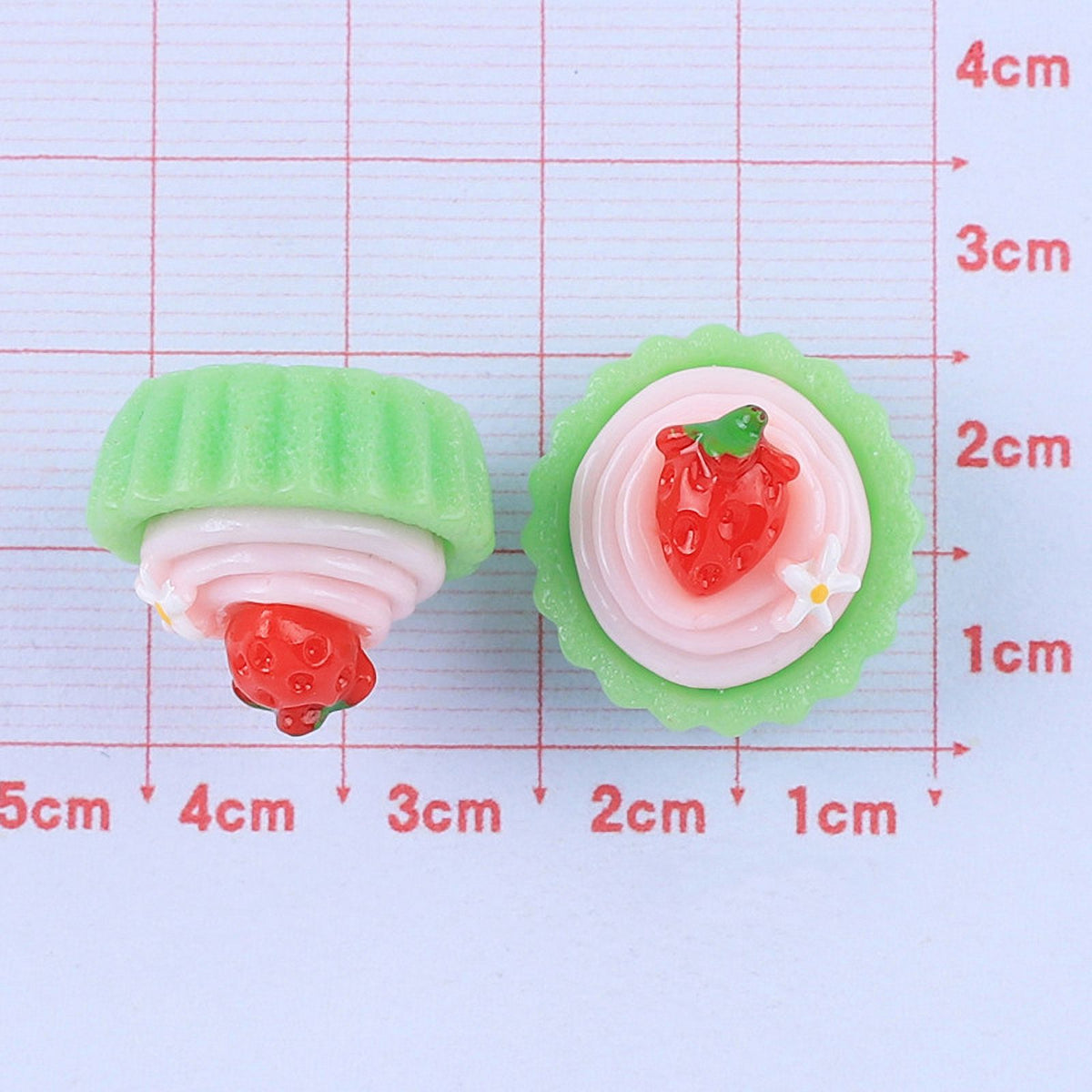 10 Pcs Mini Simulation Cake Cookies Chocolate Toast Fruit Pudding Dollhouse Decorations Q84140