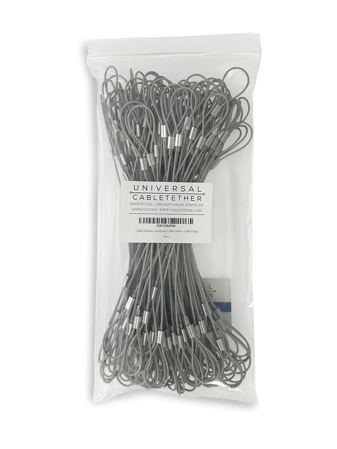 Heavy Duty Adjustable Cable Tethers 100 Pack T220786