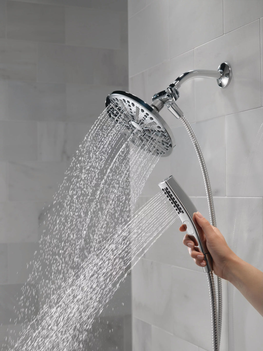 Shower Head and Hand 1.75 GPM 4-Setting F552206