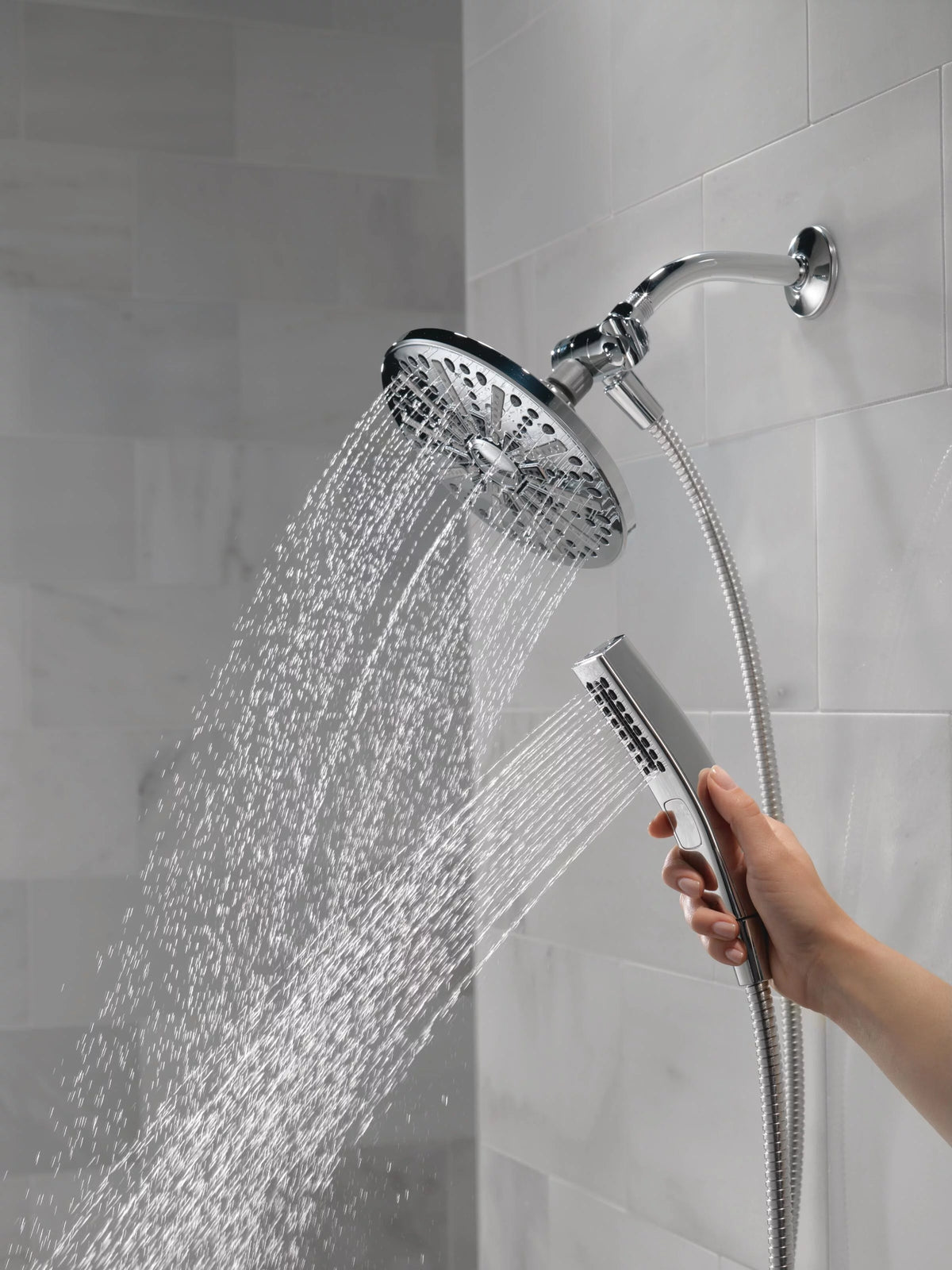 Shower Head and Hand 1.75 GPM 4-Setting F552206