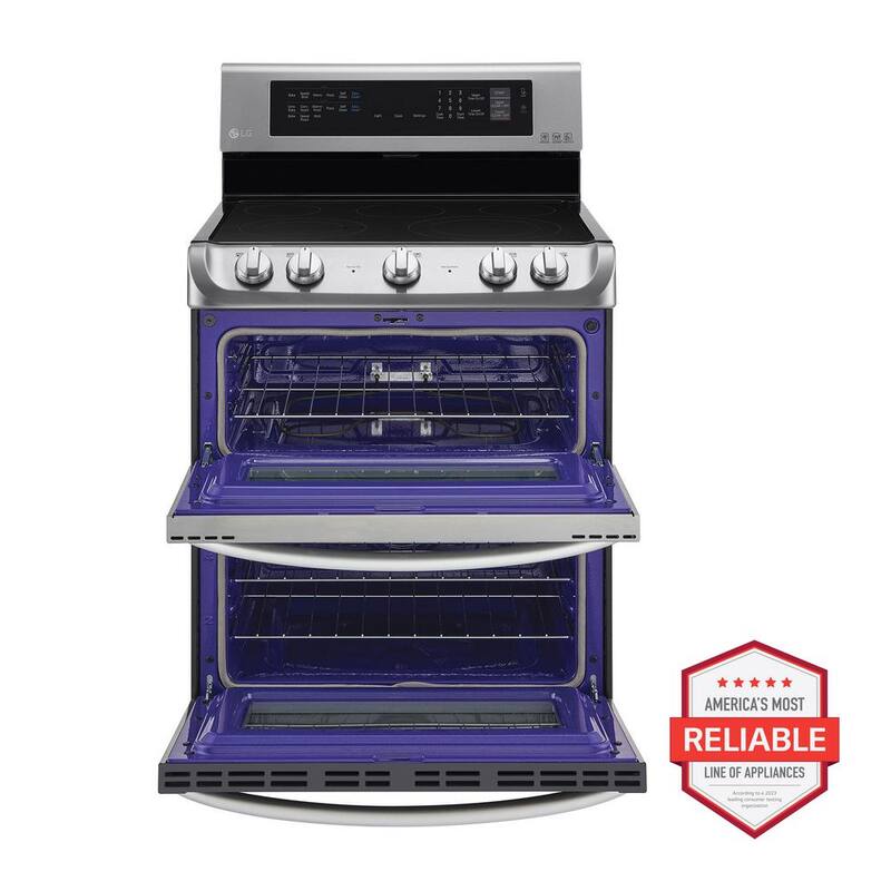 7.3 cu. ft. Double Oven Electric Range with Convection and Self Clean in Stainless Steel A9545