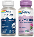 Ashwagandha and Milk Thistle Supplement Bundle, 30ct/60ct J14970