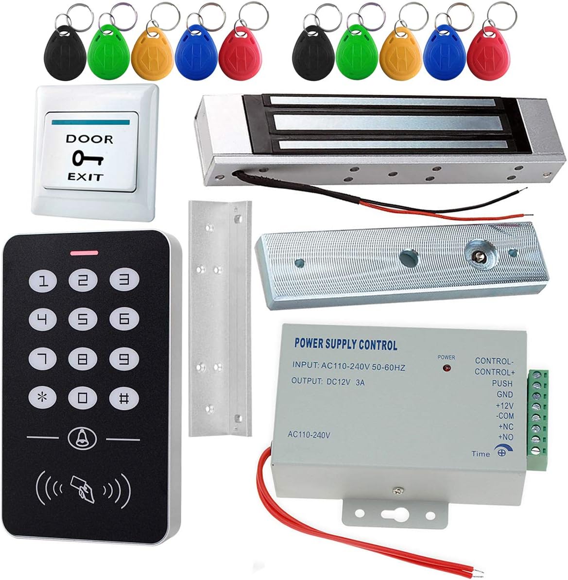 Access Control Set with RFID Keypad and Magnetic Door Lock T599
