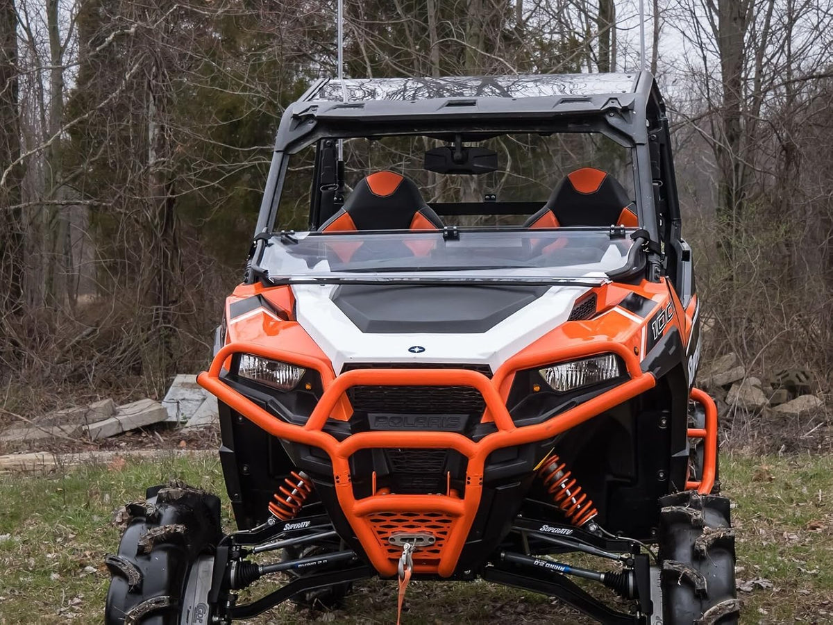 Heavy Duty Scratch Resistant Flip Down Windshield Z412